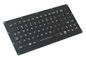 Les clés IP65 81 amincissent le clavier noir en caoutchouc de silicone, taille de 222.0mm x de 100mm x de 9.1mm