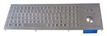 Clavier industriel d'acier inoxydable avec la boule de commande et les clés numériques et F-N