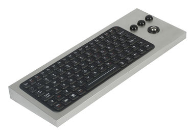 86 clés IP68 imperméabilisent le clavier industriel de silicone avec le clavier scellé par boule de commande