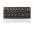IP65 noir Marine Keyboard Backlit Vandal Resistant  Acier inoxydable rocailleux