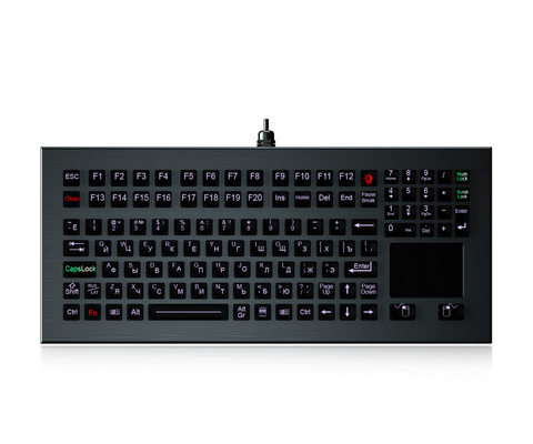 Un clavier industriel avec le pavé tactile et une technologie IP68 dynamique imperméable à l'eau
