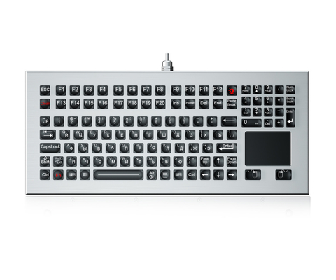 Un clavier industriel avec le pavé tactile et une technologie IP68 dynamique imperméable à l'eau