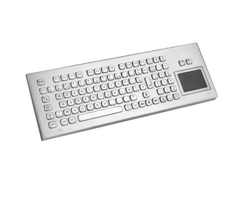 clavier compact en métal de bureau IP65 avec clavier de PC industriel avec pavé tactile