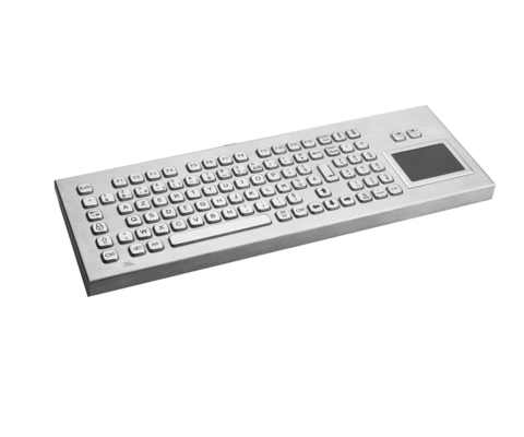 clavier compact en métal de bureau IP65 avec clavier de PC industriel avec pavé tactile