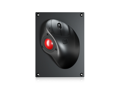 Souris ergonomique de boule de commande de la catégorie IPX6 militaire avec 3 le module optique de boule de commande des boutons 34mm
