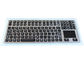 116 clavier industriel d'acier inoxydable de Vandproof de noir des clés IP67 avec le Touchpad