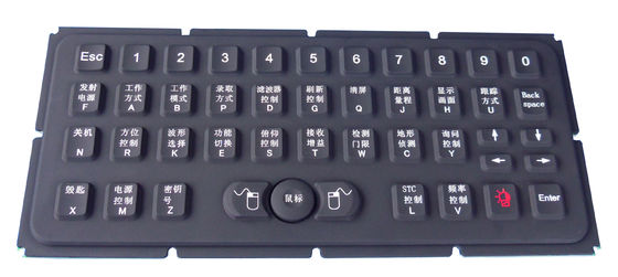 Le caoutchouc de silicone a rendu le clavier avec le contre-jour robuste d'indicateur de danse polynésienne