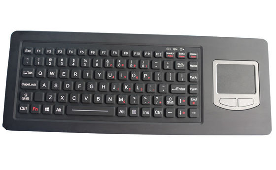Le caoutchouc robuste de clavier de silicone avec le logement rocailleux en métal de Touchpad