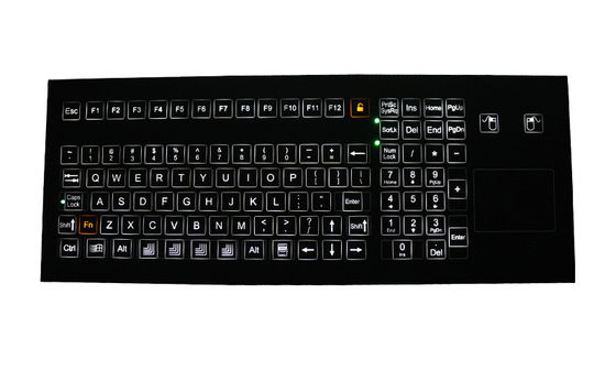 Clavier de membrane industriel rétro-éclairé lavable avec le commutateur d'OMRON