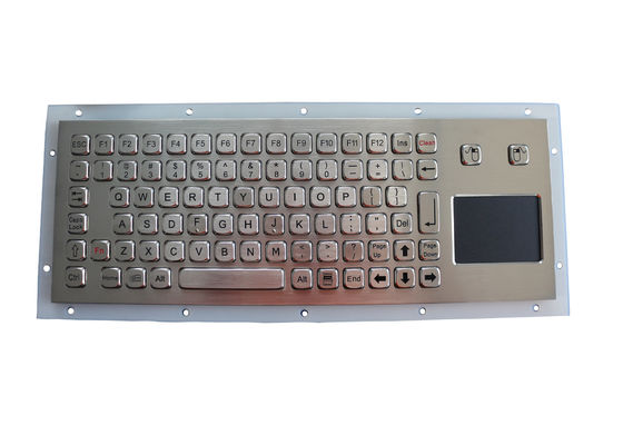 Clavier imperméable dynamique en métal IP67 lavable avec le Touchpad