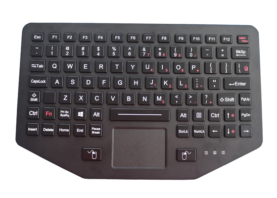 Clés militaires rocailleuses du clavier 90 d'ESD EMC USB avec la course 1.0mm
