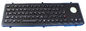 Le clavier noir de bâti de panneau de Farsi/a illuminé le CEI 60512-6 de clavier d'usb