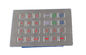 24 anti-vendal claviers numériques en métal de bâti du panneau PS/2 supérieur de clés avec la course courte de 0.45mm