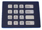 16 clés survivent au clavier numérique numérique éclairé à contre-jour noir industriel d'USB en métal de preuve avec la matrice de points