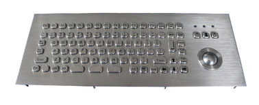 Clavier industriel de MINI de 81 clés bâti de panneau avec la boule de commande pour le kiosque de l'information