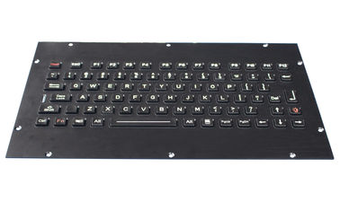 Les 82 clés rocailleuses ont illuminé le clavier industriel compact rétro-éclairé à l'épreuve du vandalisme et la preuve de la poussière